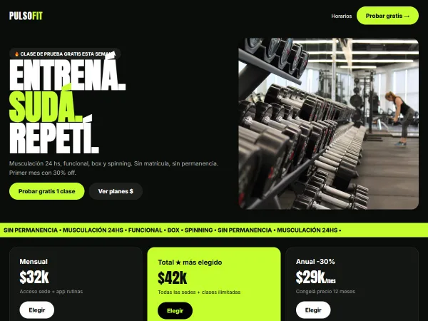 Diseño para Fitness